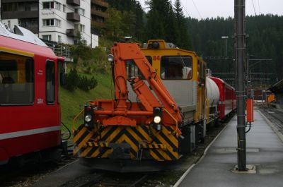 Tm 2/2 - 84 einfahrend in den Bahnhof von Arosa
Schlüsselwörter: tm , 2/2 , 84