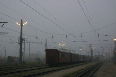 Sonnenaufgang für den letzten offiziellen Einsatztag der 1099 
