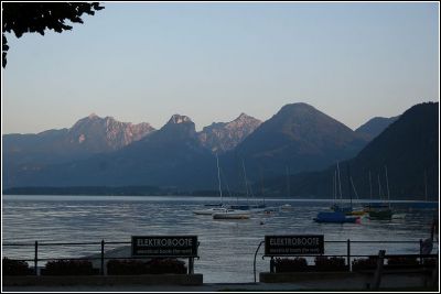 Es wird Abend am Wolfgangsee, ein wunderschöner Tag nimmt sein Ende und lockt zu einem neuerlichen Besuch!
