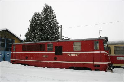 Bereits in Neulack präsentiert sich diese Maschine vor dem Heizhaus ...
Schlüsselwörter: JHMD , Jindrichuv , Hradec , Nova , Bystrice