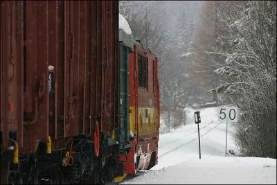 Ausfahrt unseres Zuges aus Kunzak
Schlüsselwörter: JHMD , Jindrichuv , Hradec , Nova , Bystrice