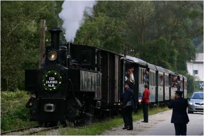 Kurzer Aufenhalt in Rosenegg
Schlüsselwörter: Lok No. , 6 , Klaus , Steyrtalbahn , 298 , 106