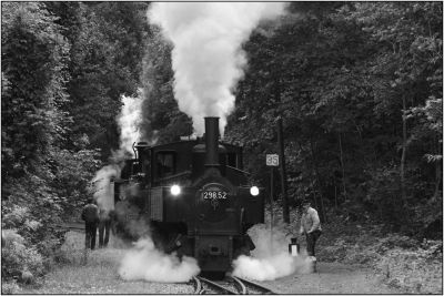 Verschub mit 298.52 in Pergern anlässlich des Festival "120 Jahre Steyrtalbahn"
Schlüsselwörter: 298 , 52