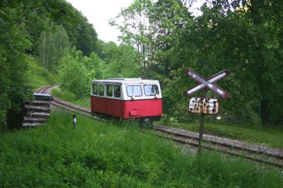 Draisine on Tour
Es finden sich immer wieder einige nette Motive entlang der Strecke, wie zum Beispiel dieser Standort einige hundert Meter vor der Hst. Gaming.
Schlüsselwörter: Ybbstalbahn , Bergstrecke , Draisine