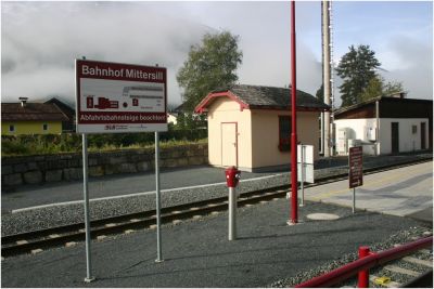 Der neue Bahnhof Mittersill
