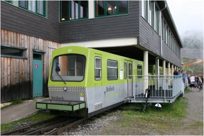 Ende der Personenbeförderung in der Haltestelle "Seenplateau/Berghotel Reißeck"
