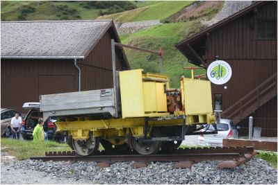 ein Hilfsfahrzeuge der ehem. FO Furka Bergstrecke
