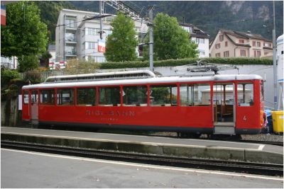 Triebwagen Bhe 2/4 - 4 der VRB
Schlüsselwörter: Bhe ,  2/4 , 4