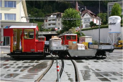 Ta 2/2 1 verschiebt auf der Drehscheibe in Vitznau
Schlüsselwörter: Ta , 2/2 , 1