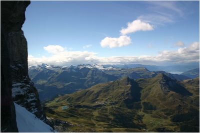 Aussicht aus der Station Eigergletscher
