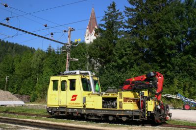 X 629.901-0 in Annaberg, Anlass dafür war der Schienentausch zwischen Wienerbruck und Erlaufklause.
Schlüsselwörter: X 629 901 , Mariazellerbahn , Annaberg , Schienen