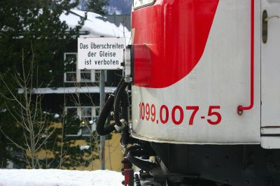 1099.007 in Gösing
Schlüsselwörter: 1099 , 007 , Mariazellerbahn , Gösing , Winter , Detail