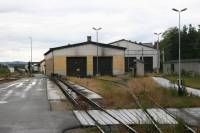 die alten ÖBB Anlagen in Gmünd werden nicht mehr genutzt, sie sind dem Verfall/Abriss preisgegeben
