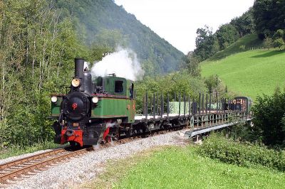 Yv.2 auf der letzten Fischbauchbrücke vor Opponitz.
Schlüsselwörter: Yv.2 , 598 , 02