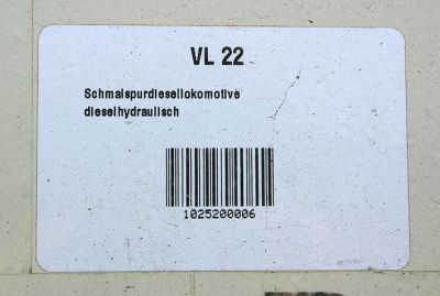 Balkencode
Schlüsselwörter: VL 22