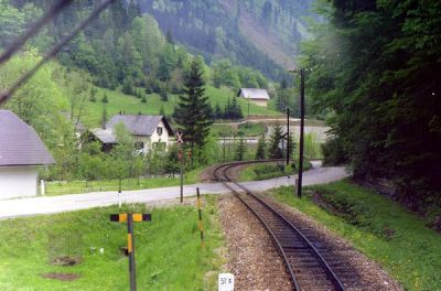 Straßenkreuzung
anlässlich einer Führerstandsmittfahrt gelang dieses Bild
