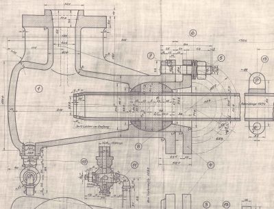 Mh und Mv Wasserleitung zwischen Lok und Tender
Detail des ltenderseitigen Anschlusses der Wasserleitung zwischen Lok und Tender
Schlüsselwörter: Mh Mv Wasserleitung