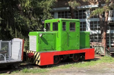 Eine weitere C50 ist als Schaustück neben der Halle aufgestellt.
Schlüsselwörter: Budapest , Kindereisenbahn , MAV ,  C50