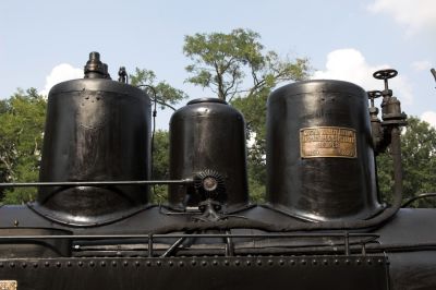 Details an der 490.039 - die Dampfdome
Schlüsselwörter: Budapest , Kindereisenbahn , MAV ,  490