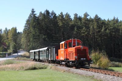 In Gopprechts überquert die Litschauer Strecke einen Bach auf einer kurzen Blechträgerbrücke. 
Schlüsselwörter: Waldviertel , Nordast , 2091 , Gopprechts