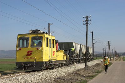 Schotterzug mit X629.901-0
Schlüsselwörter: Mariazellerbahn , MzB , Gleisbau