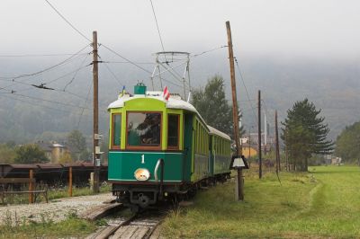 Zur Rückfahrt nach Payerbach steht die Garnitur nun nach dem Umsetzen am Bahnsteig bereit.
Schlüsselwörter: Höllentalbahn , TW1 , Hirschwang