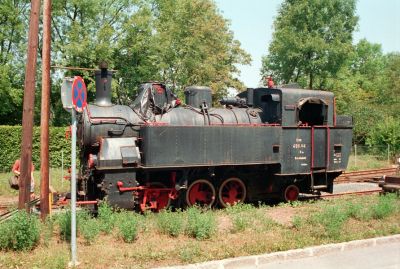 Im Sommer 1992 war 498.04 noch am Lokalbahnhof in Steyr abgestellt. Später wurde sie nach Grünburg überstellt, wo die Hauptuntersuchung durchgeführt wird.
Schlüsselwörter: Steyrtalbahn , Steyr , 498