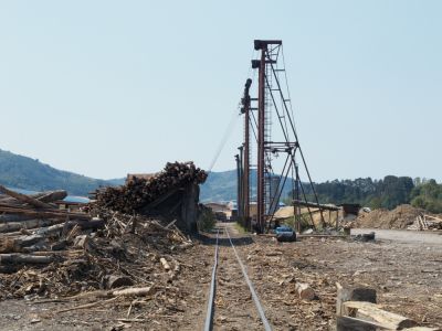 Abladevorrichtung für Langholz im Sägewerk in Viseu de Sus
Schlüsselwörter: Wassertalbahn