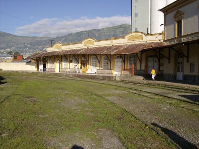 Ferrocarriles Ecuatorianos
Der Bahnhof in Quito vor der Renovierung im Jahr 2008
Schlüsselwörter: Ferrocarril , Ecuador , Quito - Tambillo - Cotopaxi