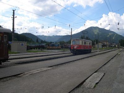 Mariazell
Die 1099.016 beim Umsetzen in Mariazell.
Schlüsselwörter: 1099 , 016 , Mariazell