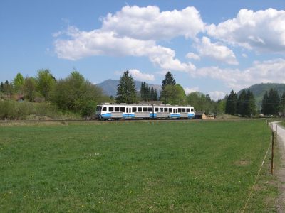 Bayrische Zugspitzbahn
Der moderne Triebwagen 16 auf dem Weg zum Zugspitzplatt.
