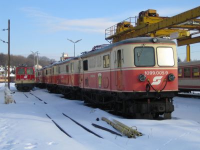 St.Pölten Alpenbahnhof
Aus Platzmangel im Freien abgestellt
