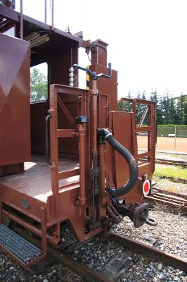 Tunneluntersuchungswagen der Mariazeller Bahn
Detailaufnahme an der Plattform
Schlüsselwörter: Tunneluntersuchungswagen, Mariazeller Bahn,