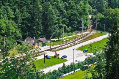 Schwarzenbach
Die Bahnhofsanlage der Südseite im Detail
Schlüsselwörter: Mariazellerbahn , Schwarzenbach