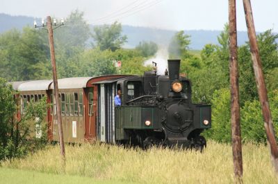 Bh.1 bei ihrer Sonderfahrt auf der Krumpen
Sonderfahrt anläßlich des Schmalspurfestivals zu Pfingsten.
Schlüsselwörter: Bh.1 , Schmalspurfestival , Pfingsten , Krumpe