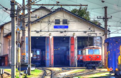 Lokremise auf der Alm
Blick auf die Lokremise am Alpenbahnhof
Schlüsselwörter: 1099.002-6, 1099.004, 1099.013-2, Alm, Lokremise