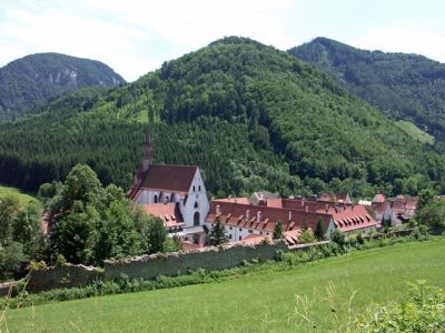 Ybbsthalbahn 24.6.07
Kartause Gaming, die 1330 von Albrecht II, Herzog von Österreich gegründet wurde.
