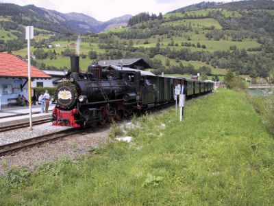 Nostalgietag bei der Pinzgaubahn
Schlüsselwörter: 399 , Mh ,  03