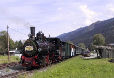 Nostalgietag bei der Pinzgaubahn
Schlüsselwörter: 399 , Mh ,  03