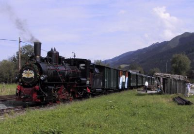 Nostalgietag bei der Pinzgaubahn
Schlüsselwörter: 399 , Mh ,  03