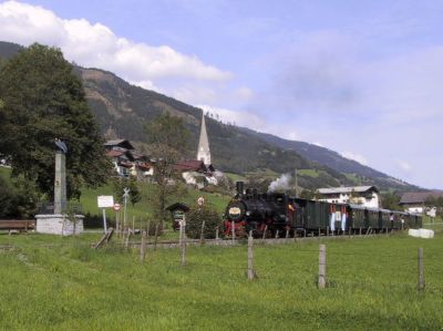 Nostalgietag bei der Pinzgaubahn
Schlüsselwörter: 399 , Mh ,  03