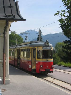 Tw 82
Tw 82 in Fulpmes - im Hintergrund der Patscherkofel
Schlüsselwörter: Stubaitalbahn, 82