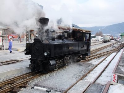 U 11
Die U 11 nach einer Probefahrt im Bahnhof Murau
Schlüsselwörter: Murtalbahn, U 11, Murau, StLB