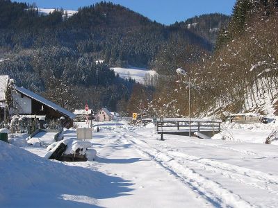 Göstling
Während der längeren Streckensperre der Ybbstalbahn ...
Hier ist schon lange kein Zug mehr gefahren ...
Schlüsselwörter: Göstling , Ybbstalbahn , Streckensperre