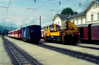 SKL
Ein SKL im Bahnhof Mariazell.
Scan
Schlüsselwörter: Mariazellerbahn , Bergstrecke , Mariazell , SKL