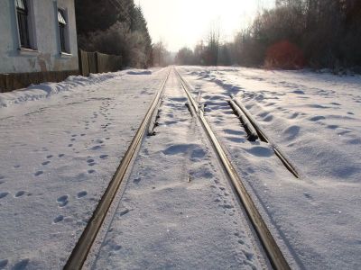 Winterstimmung
Gleislage in der Halte- und Ladestelle Senotín
Schlüsselwörter: JHMD, Senotín