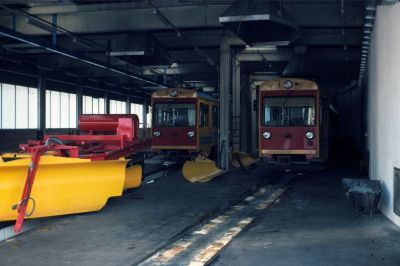 TFZ-Halle
Blick in die neue TFZ-Halle in Murau
Scan vom Dia
Schlüsselwörter: Murtalbahn , Murau