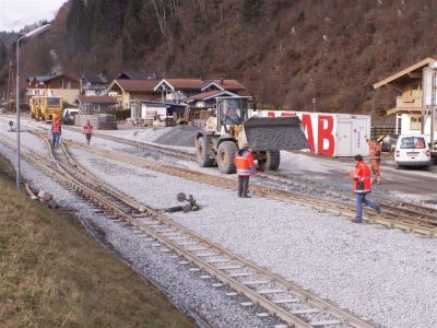 SLB-Bahnhof Mittersill, Umbau Stand 18.11.2010
